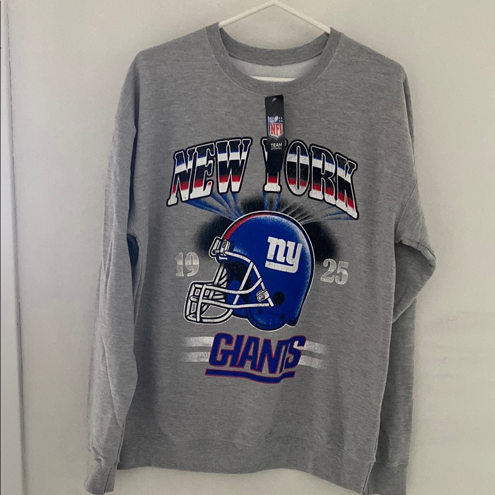NFL New York Giants Gray Sweatshirt NWT size M ( unisex )